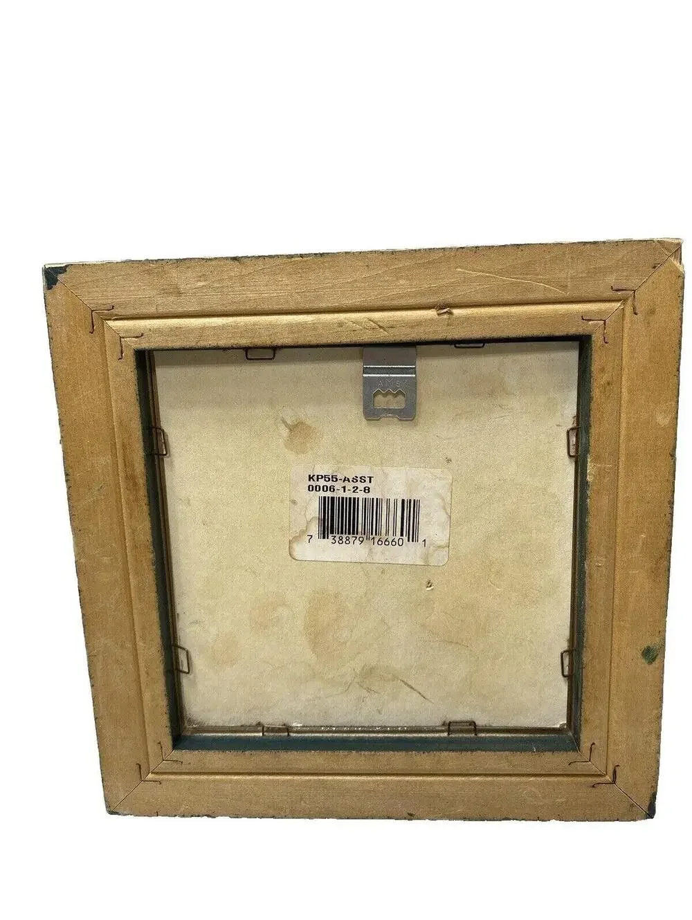 Vintage Art Picture Frame Girl With Strawberries - Easel /stand NOT Included!!